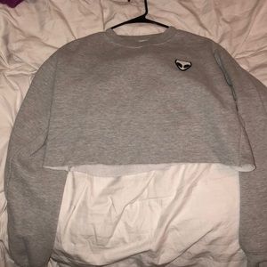 Cropped sweatshirt